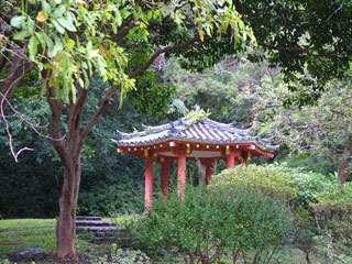 Meditation House at Byodo-in Temple.