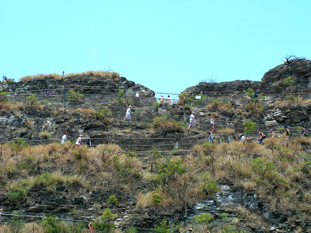 Hiking Trail on Diamond Head
