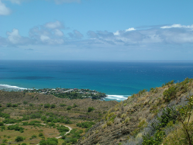 View from Diamond Head Summit