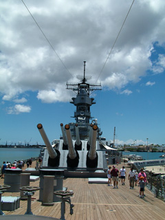 Forward View of USS Missouri