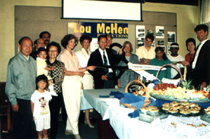 Ribbon Cutting Ceremony photo, 1992 (64k)