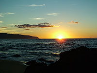 Sunset Laniakea, North Shore, Hawaii